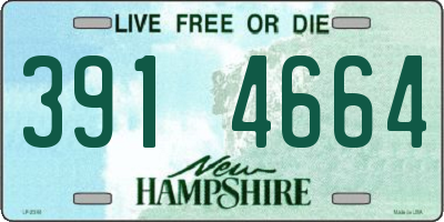 NH license plate 3914664