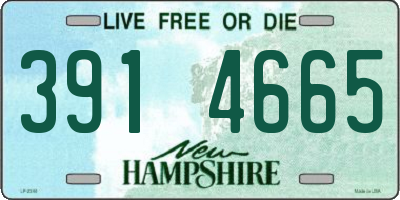 NH license plate 3914665