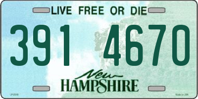NH license plate 3914670