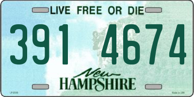NH license plate 3914674