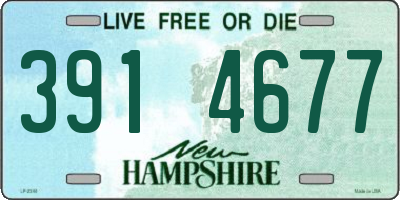 NH license plate 3914677