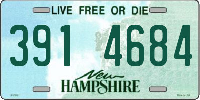 NH license plate 3914684