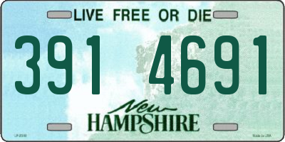 NH license plate 3914691