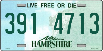 NH license plate 3914713