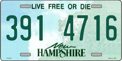 NH license plate 3914716