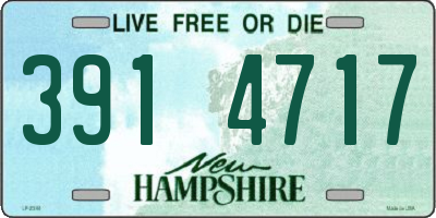 NH license plate 3914717
