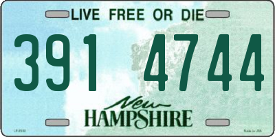 NH license plate 3914744