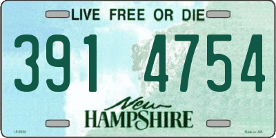 NH license plate 3914754