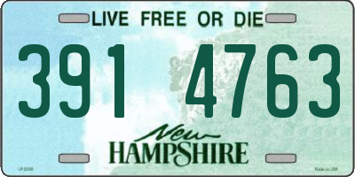 NH license plate 3914763