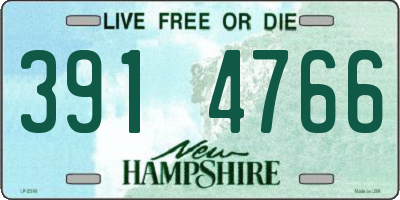 NH license plate 3914766