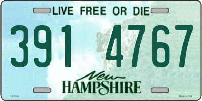 NH license plate 3914767