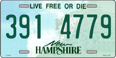 NH license plate 3914779