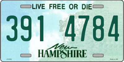 NH license plate 3914784
