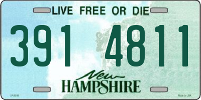 NH license plate 3914811