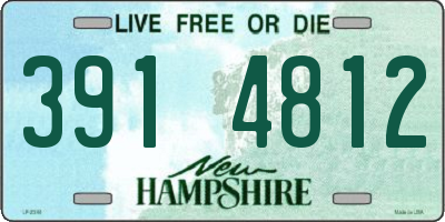 NH license plate 3914812