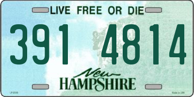 NH license plate 3914814