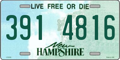 NH license plate 3914816