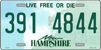 NH license plate 3914844