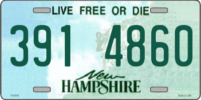 NH license plate 3914860