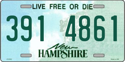 NH license plate 3914861