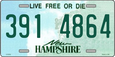 NH license plate 3914864