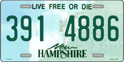 NH license plate 3914886