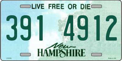 NH license plate 3914912