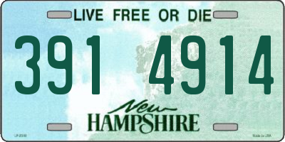 NH license plate 3914914