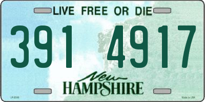 NH license plate 3914917