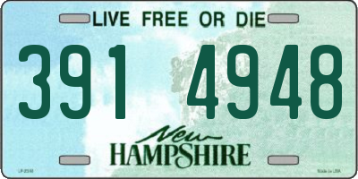 NH license plate 3914948