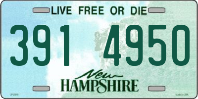 NH license plate 3914950