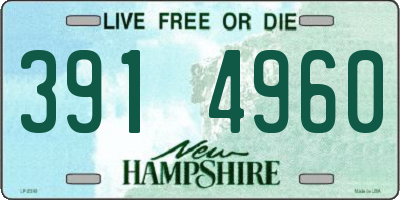 NH license plate 3914960