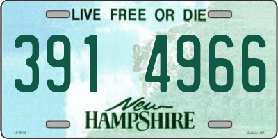 NH license plate 3914966