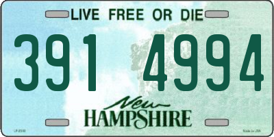NH license plate 3914994