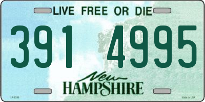 NH license plate 3914995