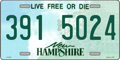 NH license plate 3915024