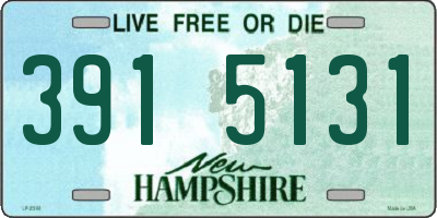 NH license plate 3915131
