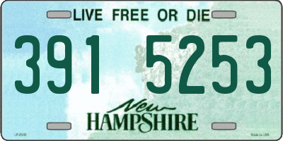 NH license plate 3915253