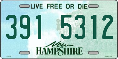 NH license plate 3915312