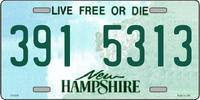 NH license plate 3915313