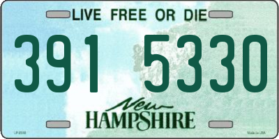 NH license plate 3915330