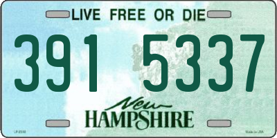 NH license plate 3915337