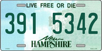 NH license plate 3915342