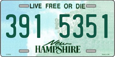 NH license plate 3915351