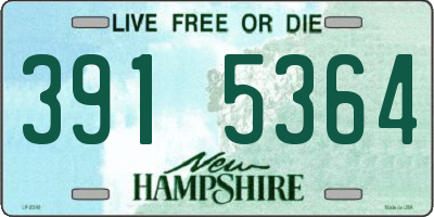 NH license plate 3915364