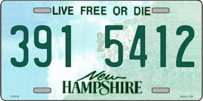 NH license plate 3915412
