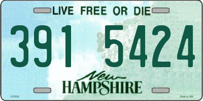 NH license plate 3915424