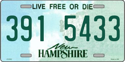 NH license plate 3915433