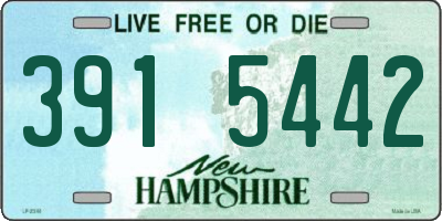 NH license plate 3915442