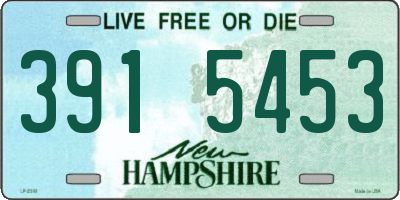 NH license plate 3915453